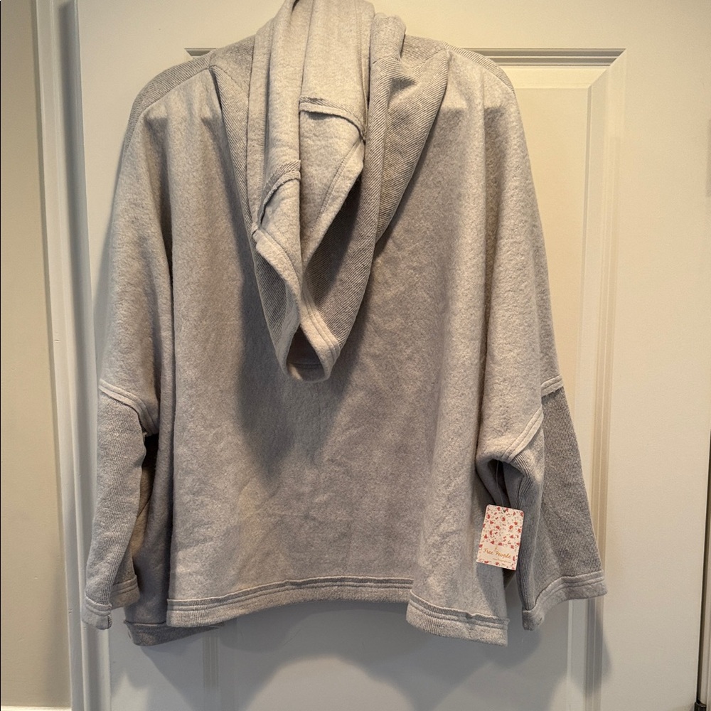 Free People Heather Gray Huntington Pullover